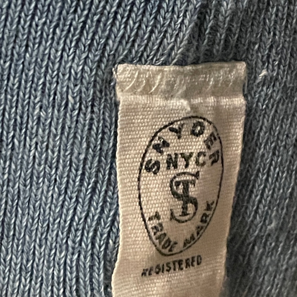 Todd Snyder Japanese Indigo Hoodie Small Light Indigo Blue Denim - Picture 3 of 5